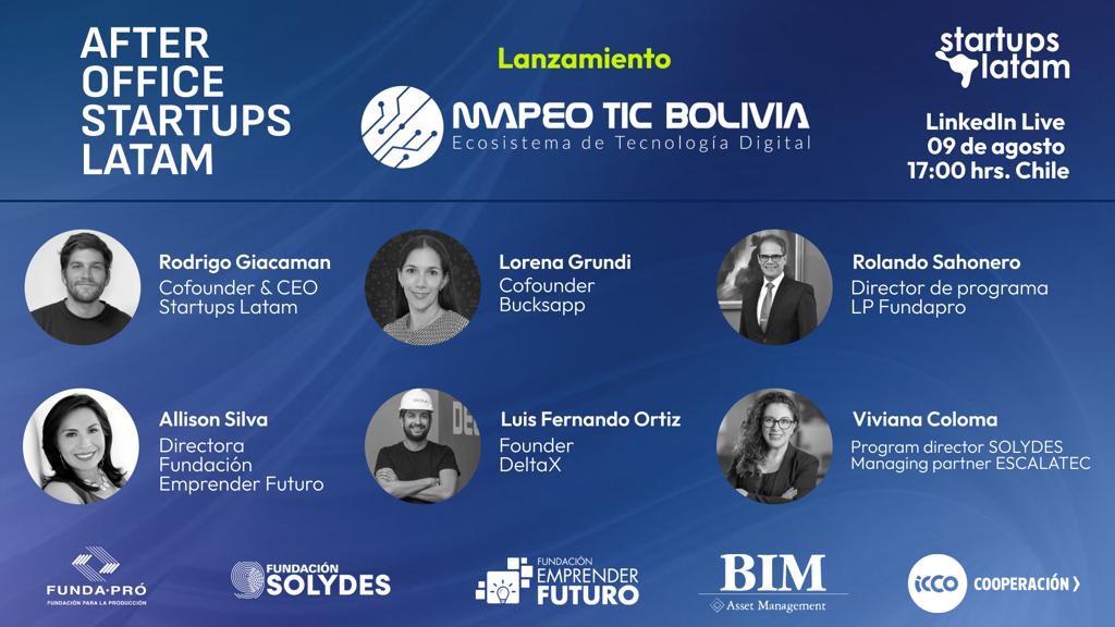 After Office Startups Latam: Lanzamiento Mapeo TIC Bolivia