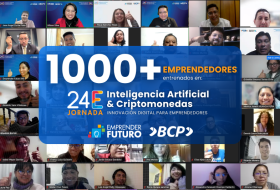 Jornada 24E: Emprender Futuro y BCP capacitaron a más de 1000 emprendedores en Inteligencia Artificial y Criptomonedas