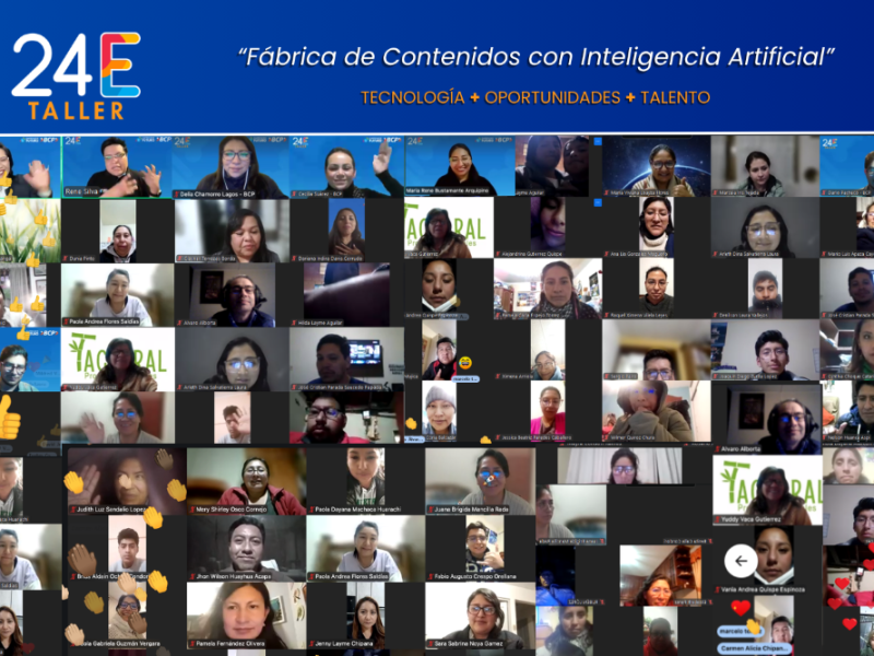 Emprendedores de todo el país aprendieron a crear contenido con Inteligencia Artificial en el Taller 24E de Emprender Futuro